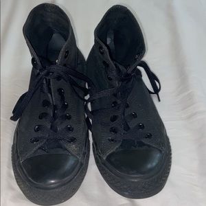 All black converse